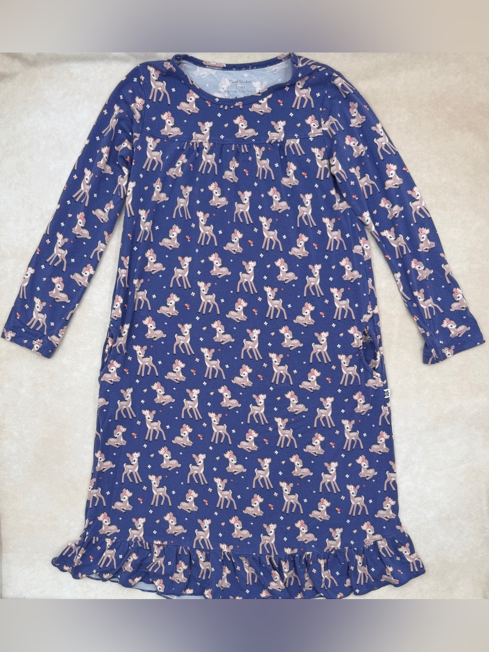 Sweet Bamboo Purple Deer Dress